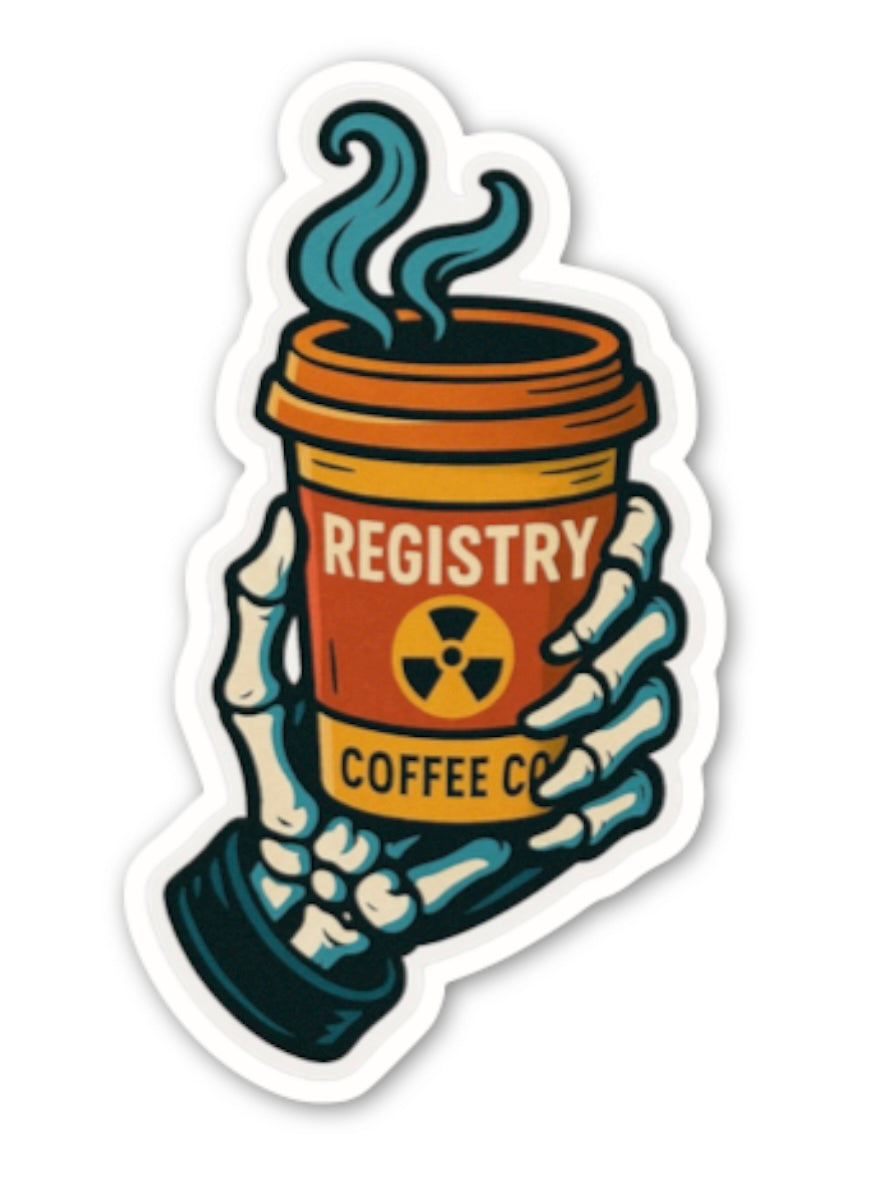 REGISTRY ON THE GO sticker